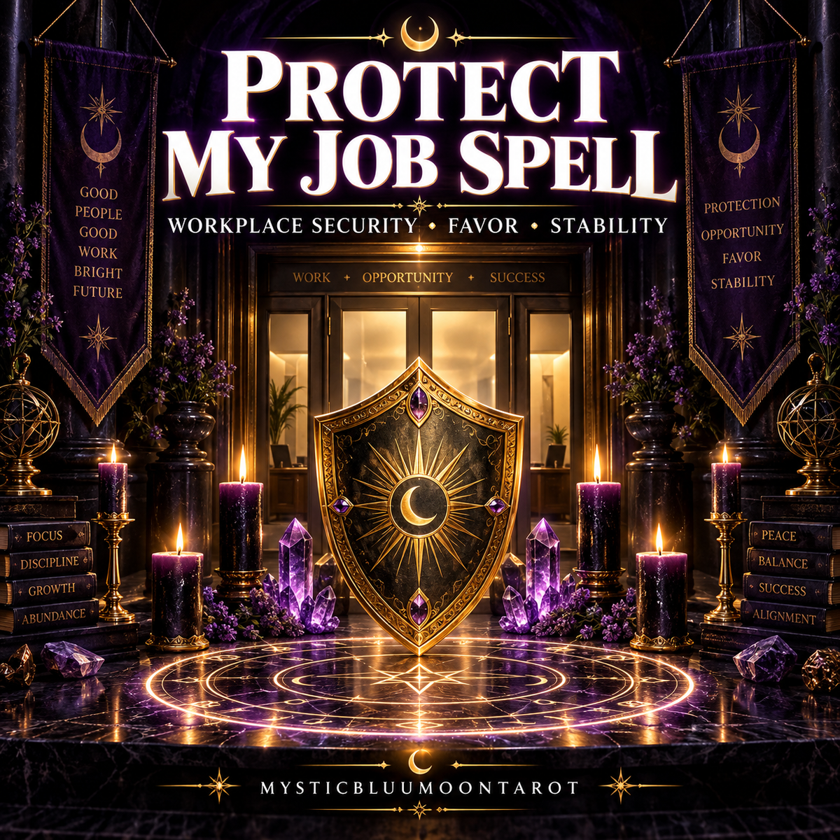 Protect My Job Spell | spiritual ritual listing graphic