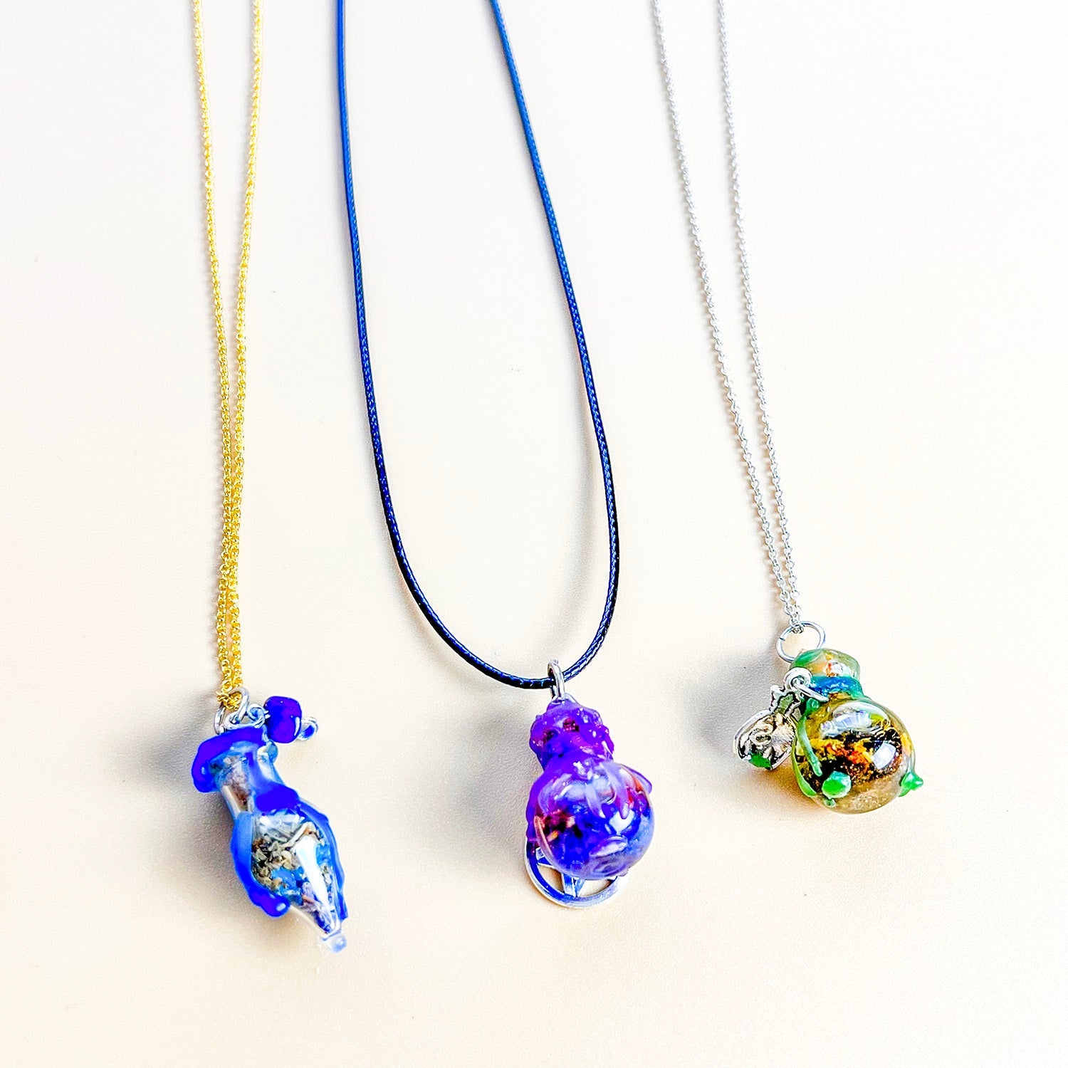 Custom Spell Jar Necklace | Spiritual Jewelry - MysticBluuMoonTarot
